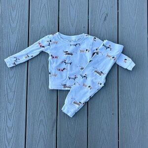 Petit Lem dog holiday Christmas pajamas girl or boy